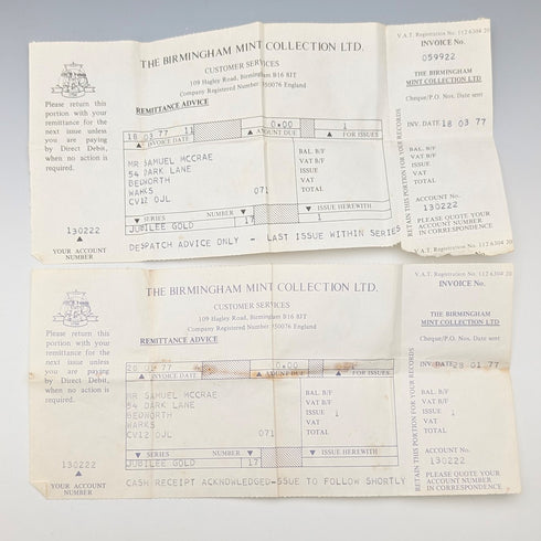 1977年  英国エリザベス2世女王 シルバージュビリー 純銀&金メッキメダル Birmingham&Mint ケーツ付